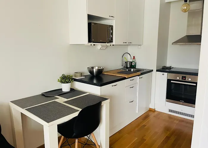 Daire Scandinavian Design Stylish 1br Heart Center With Balcony 12